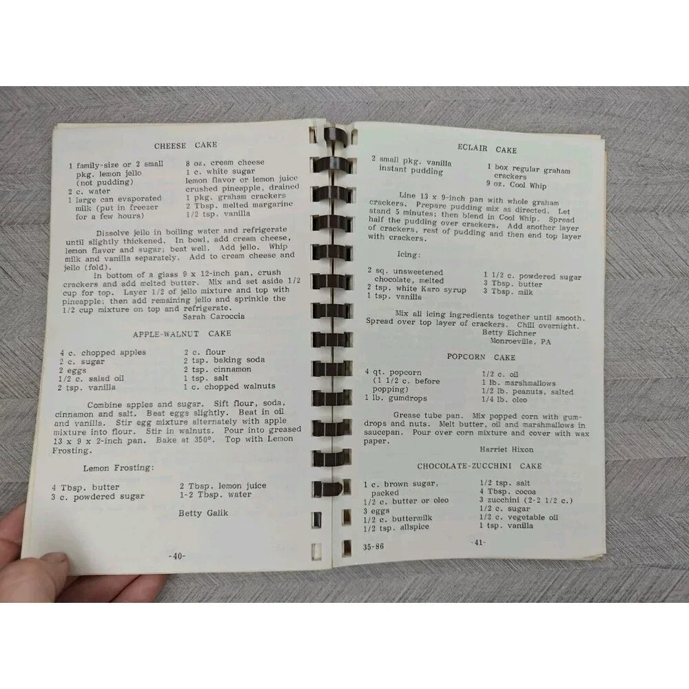 Berry Good Recipes Vintage Cookbook Local Ethnic Cooking Pennsylvania 1984